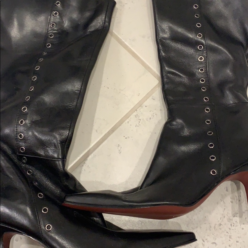 Nine West black boots 7.5